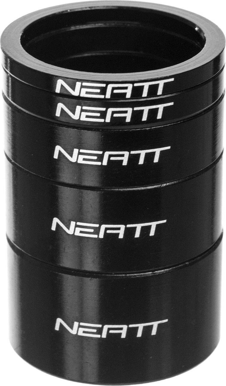 Kit Neatt de espaciadores de aluminio (x5) negro 2/2