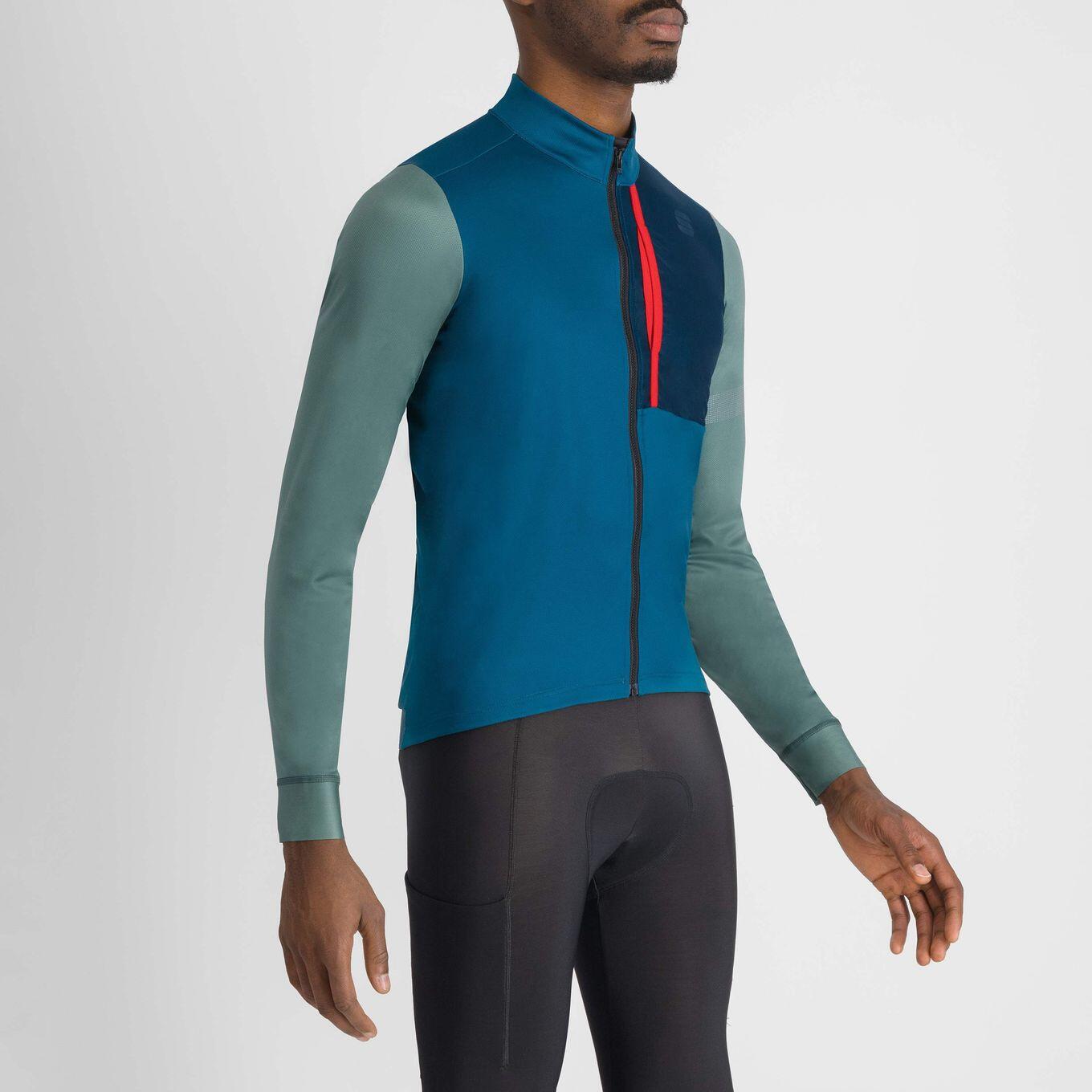Maglia termica a maniche lunghe Sportful Supergiara Blue/Green 3/5