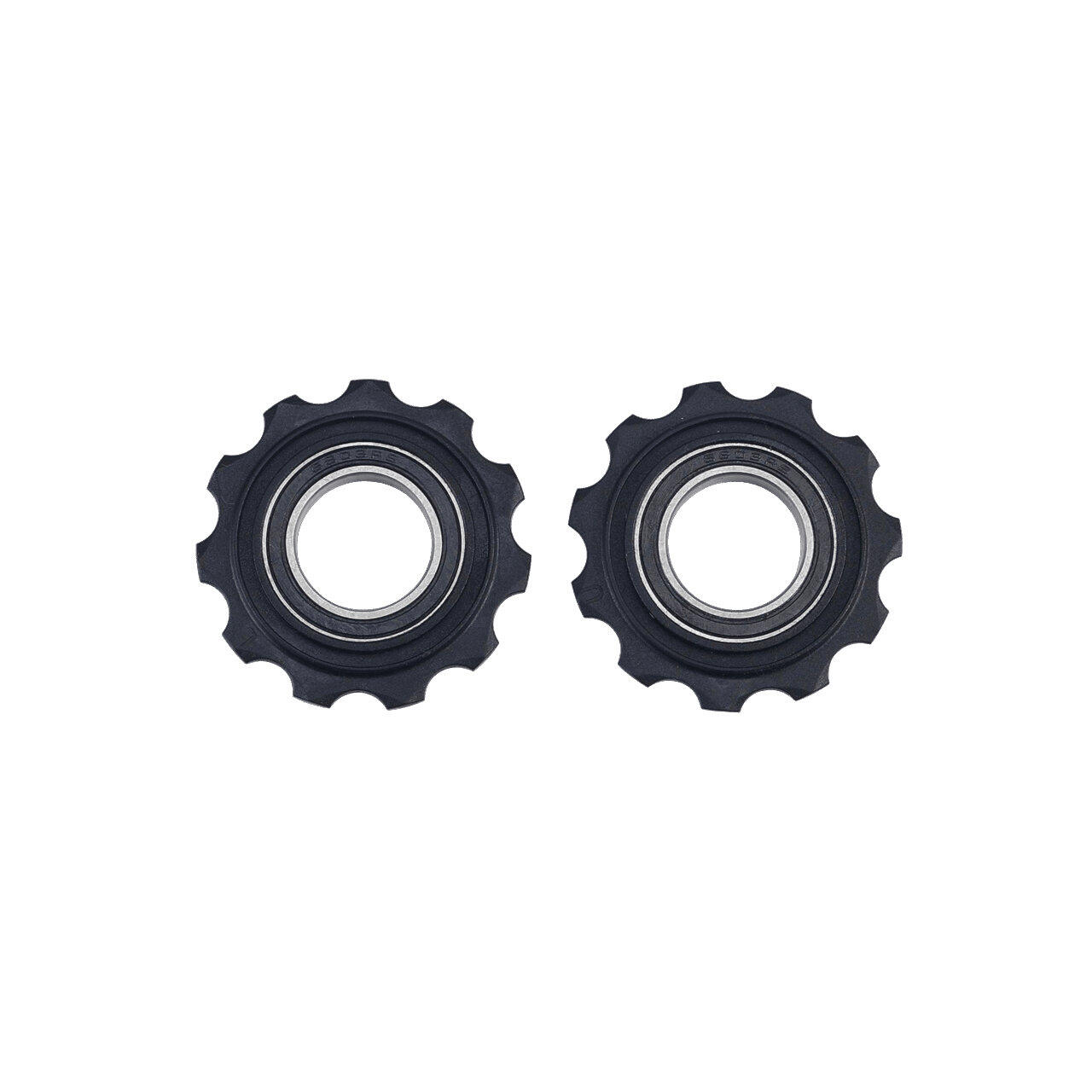 BBB Rollerboys Poulies Dérailleur 12T-14T - Roulements CrMo, Compatibles SRAM 12 Vitesses, Noir