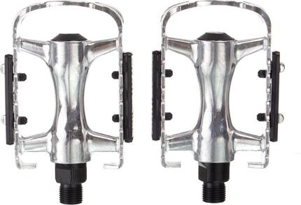 Neatt Aluminium Zilver Platte Pedalen
