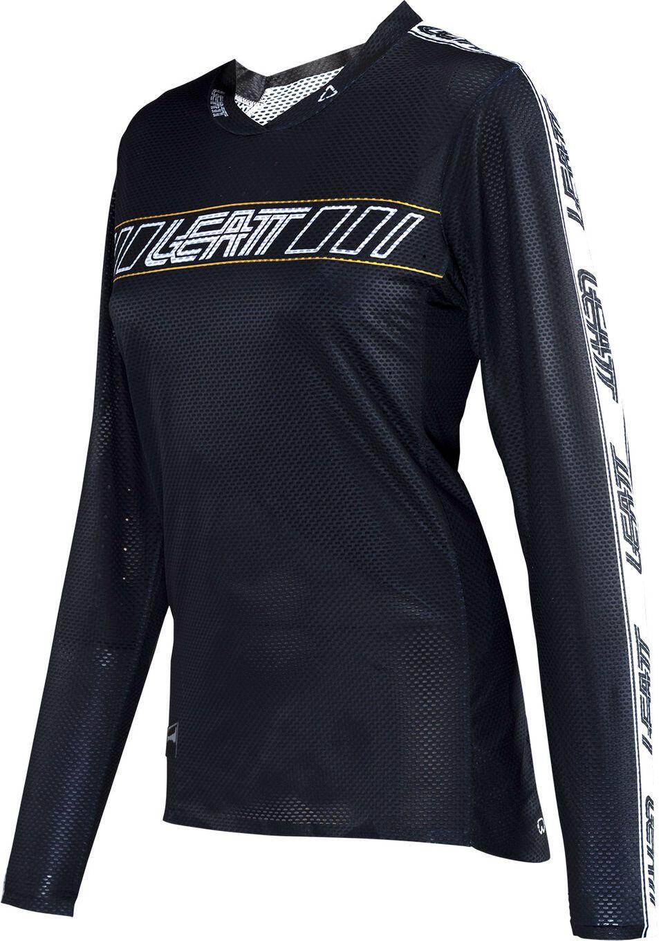 Maglia a maniche lunghe da donna Leatt Gravity 4.0, nera 5/7