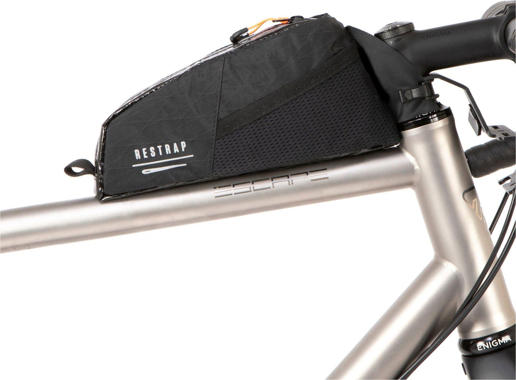 Bolsa Restrap Race Tubo Superior Corta 1.2L Negro 2/5