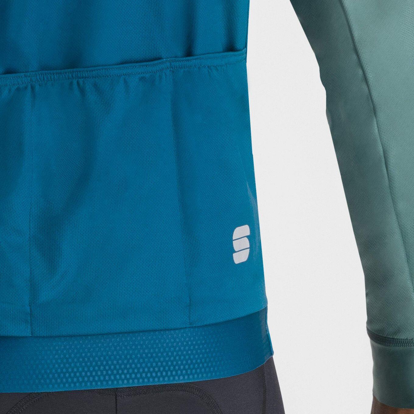 Maglia termica a maniche lunghe Sportful Supergiara Blue/Green 5/5