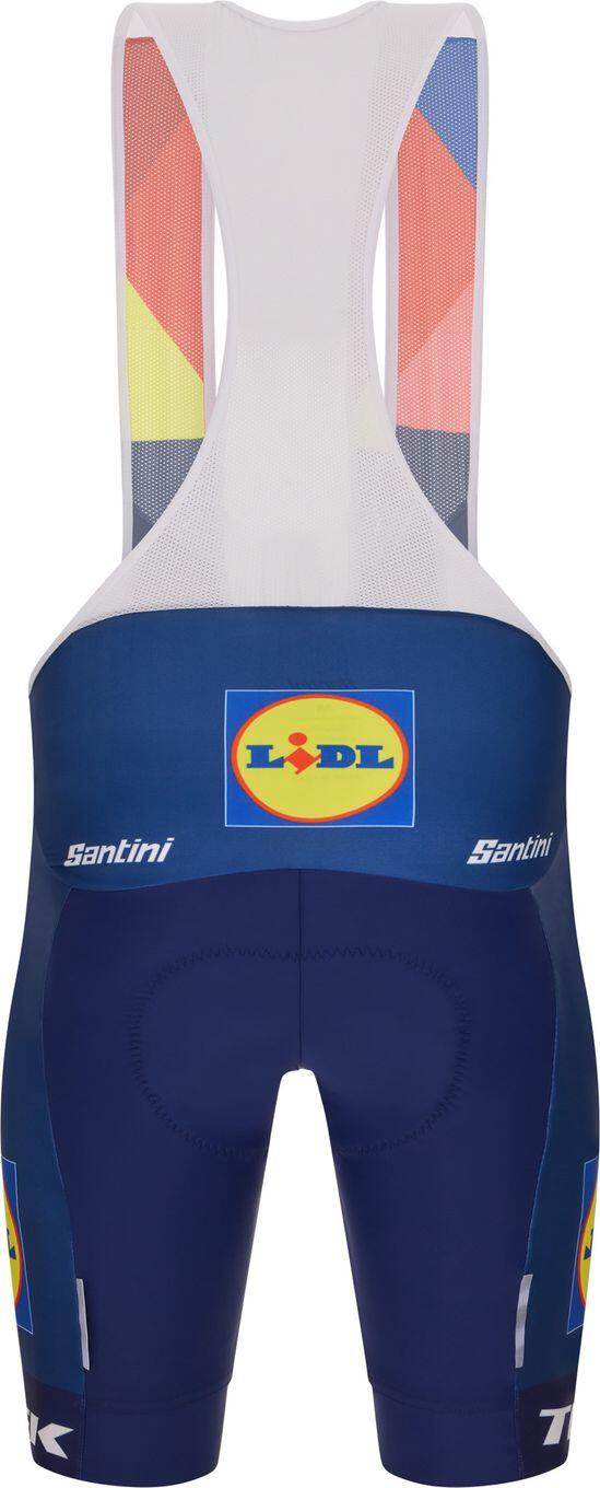 Heren Santini Team Lidl-Trek 2025 Bib Short Blauw 3/3
