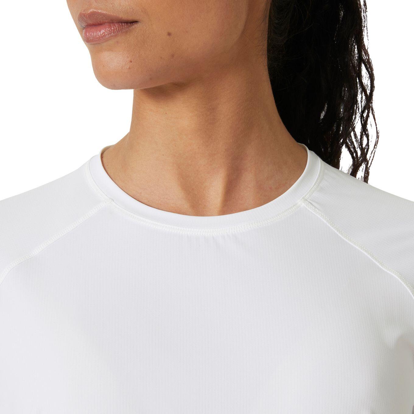 T-Shirt Manches Longues Helly Hansen Shine Blanc Femme 3/7
