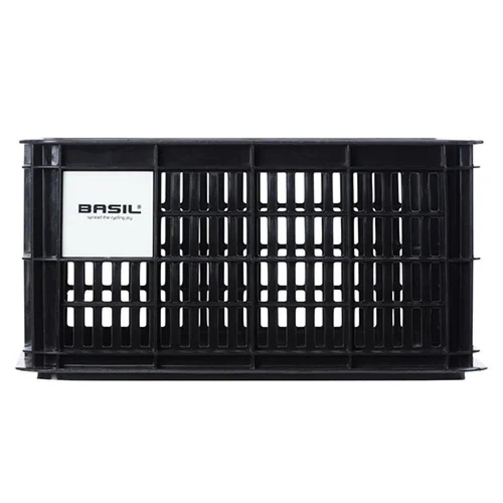 Basil Crate S caisse vélo noire, 17,5 litres, plastique recyclé, 39x29x... 2/7