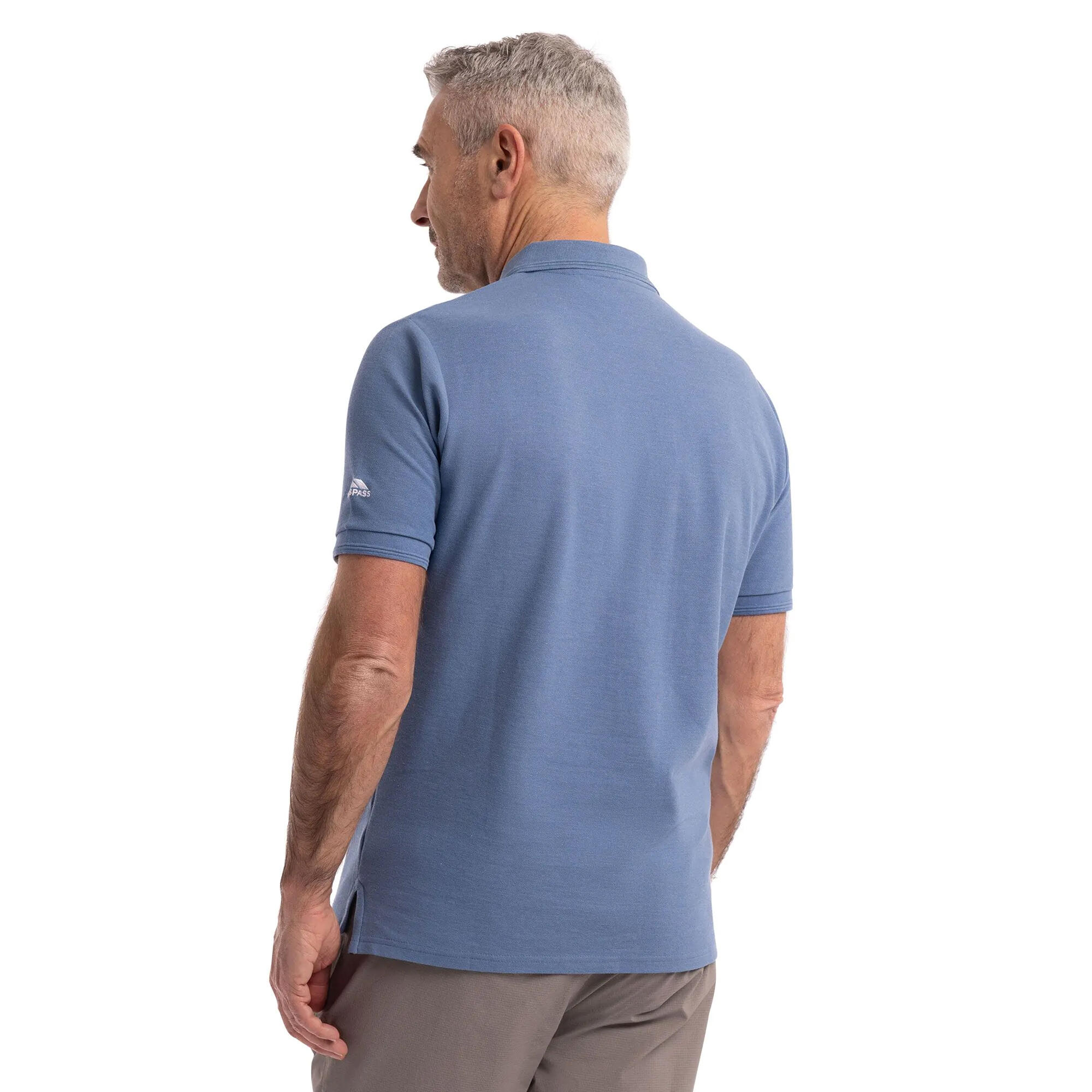 Heren Dapper Poloshirt (Denim Blauw) 3/5