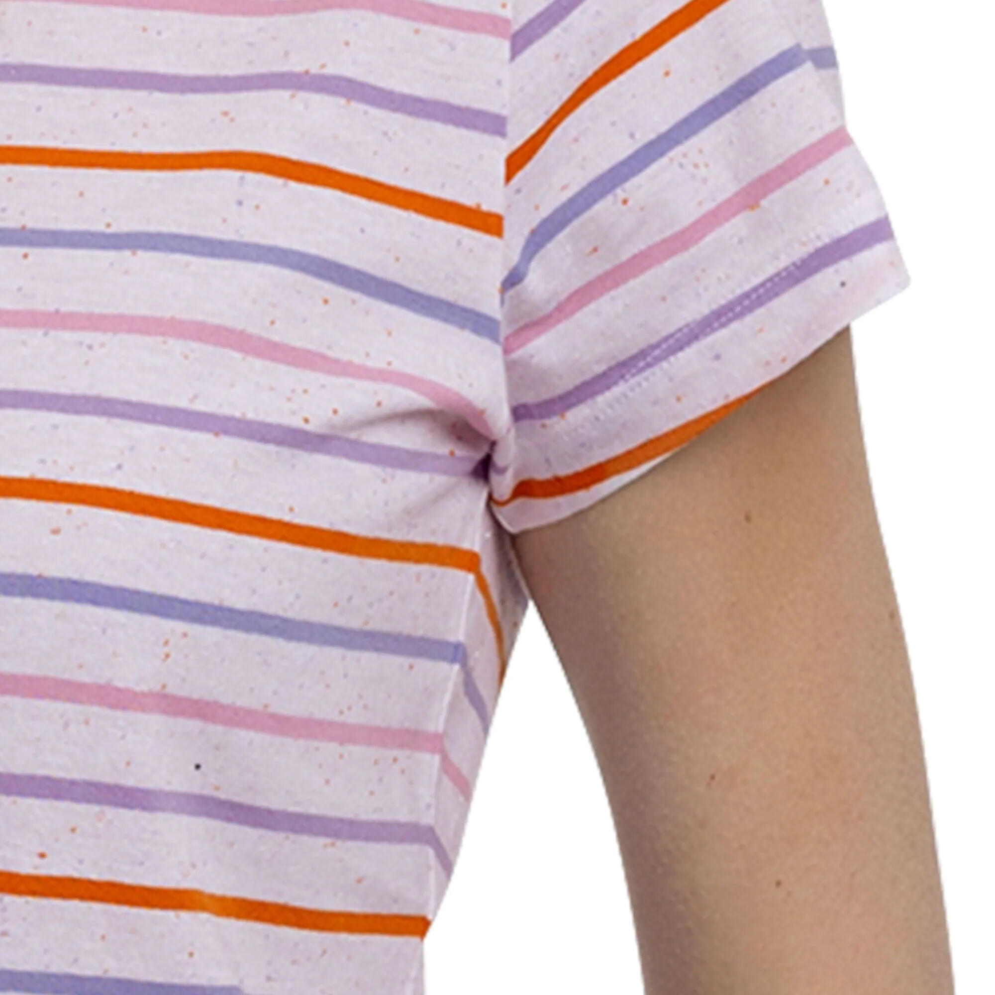 Tshirt Motif/style Rayé MICHAELA Femme (Blanc / Multicolore) 4/5
