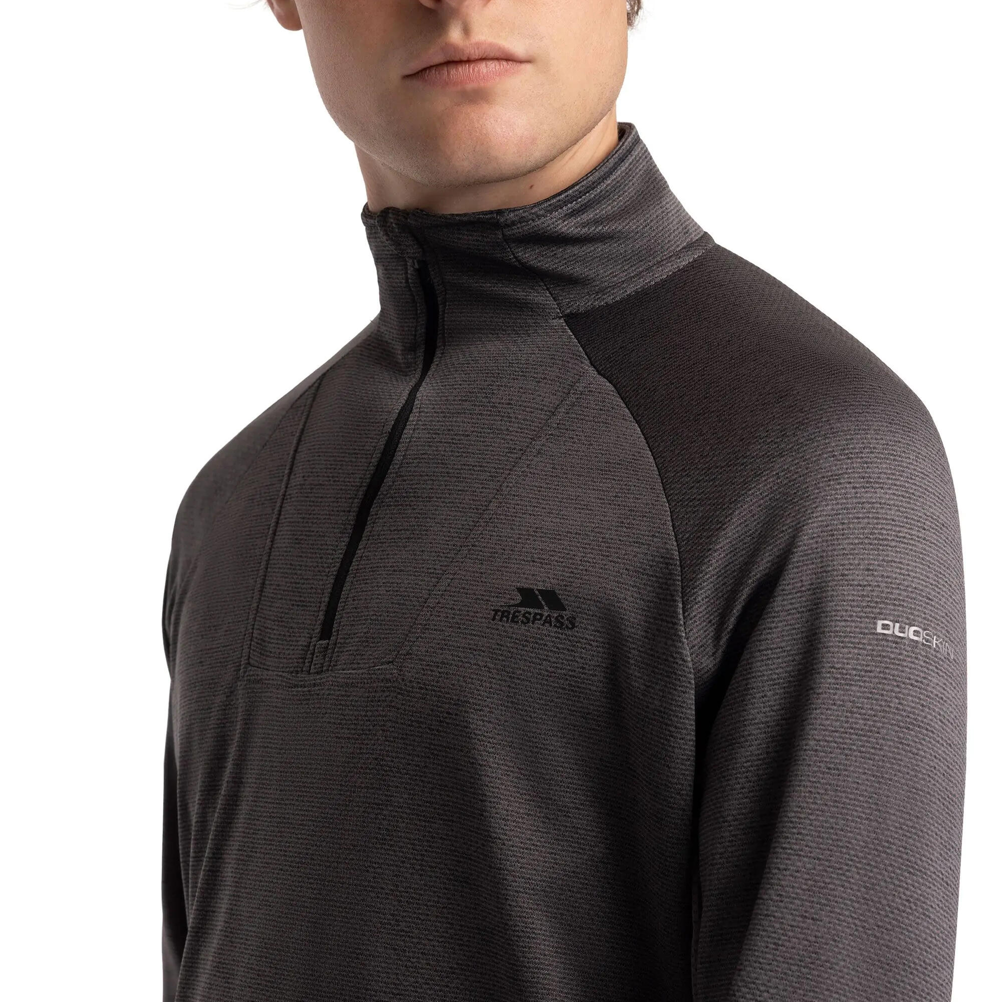 Top Manica Lunga Uomo Trespass Valin Nero Marna 4/5