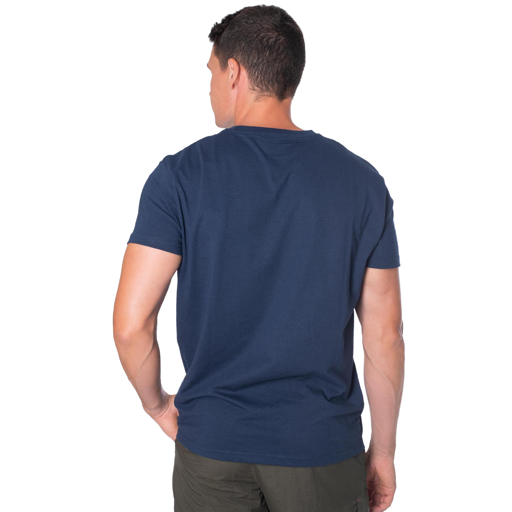 Camiseta Cedarf Impreso para Hombre Marino 3/5