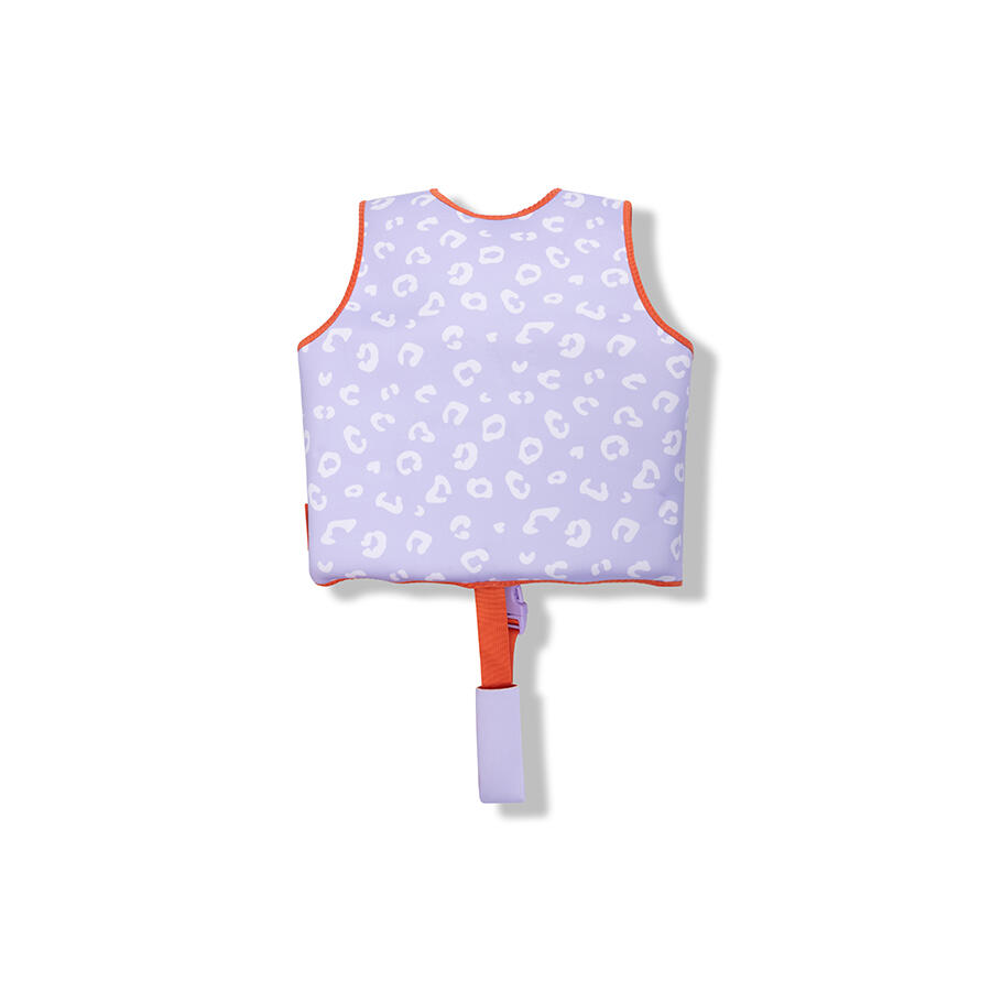 Gilet de natation - Lila Leopard - 3/6 Ans 2/7