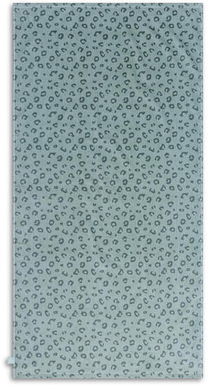 Serviette de plage en coton - Vert - Leopard - 135 x 65 cm