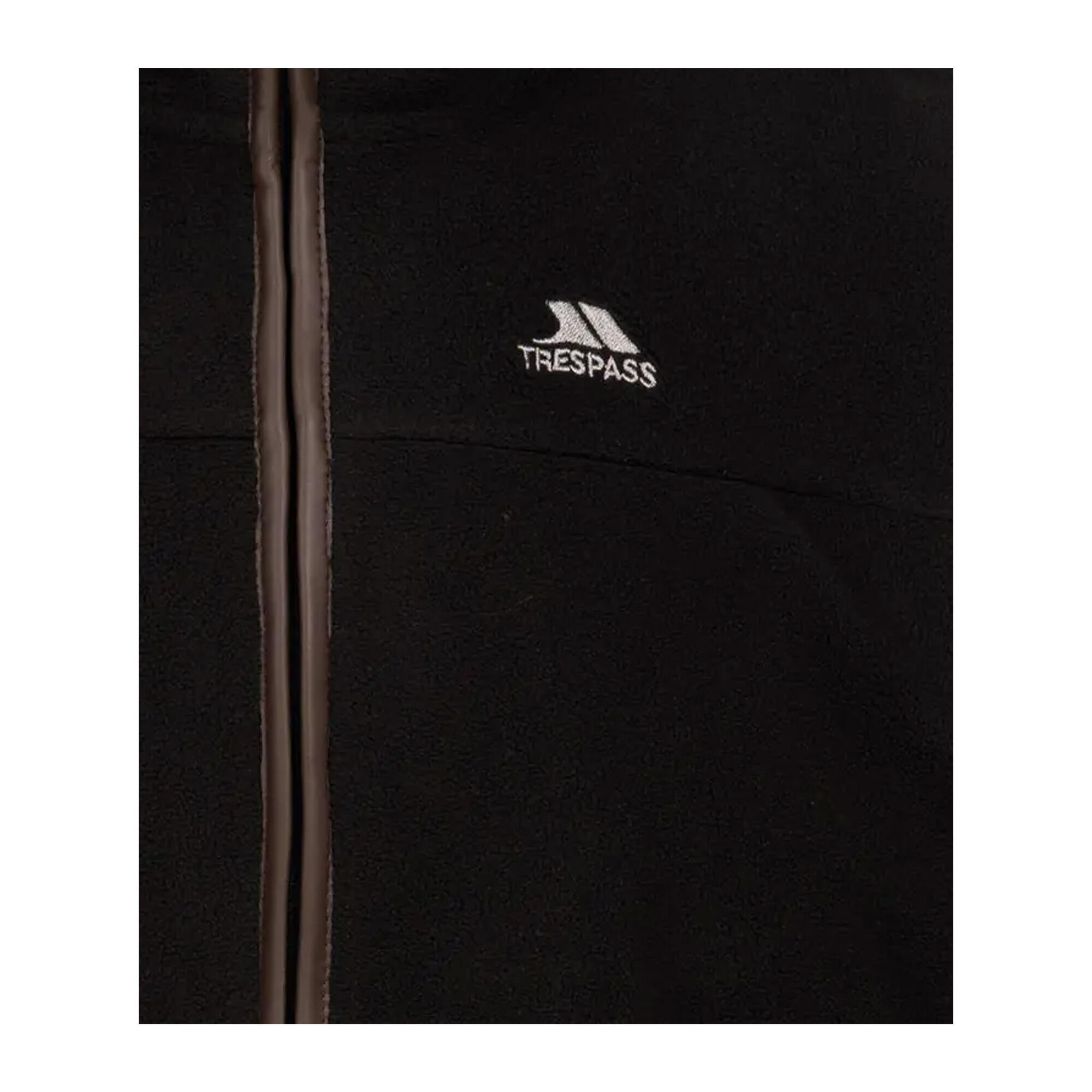 Gilet Pile Uomo Trespass Bernary Nero 3/6