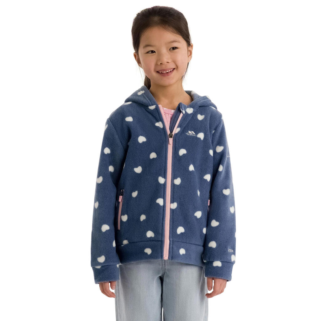Girls Breigh Fleece Jacket (Bluestone)