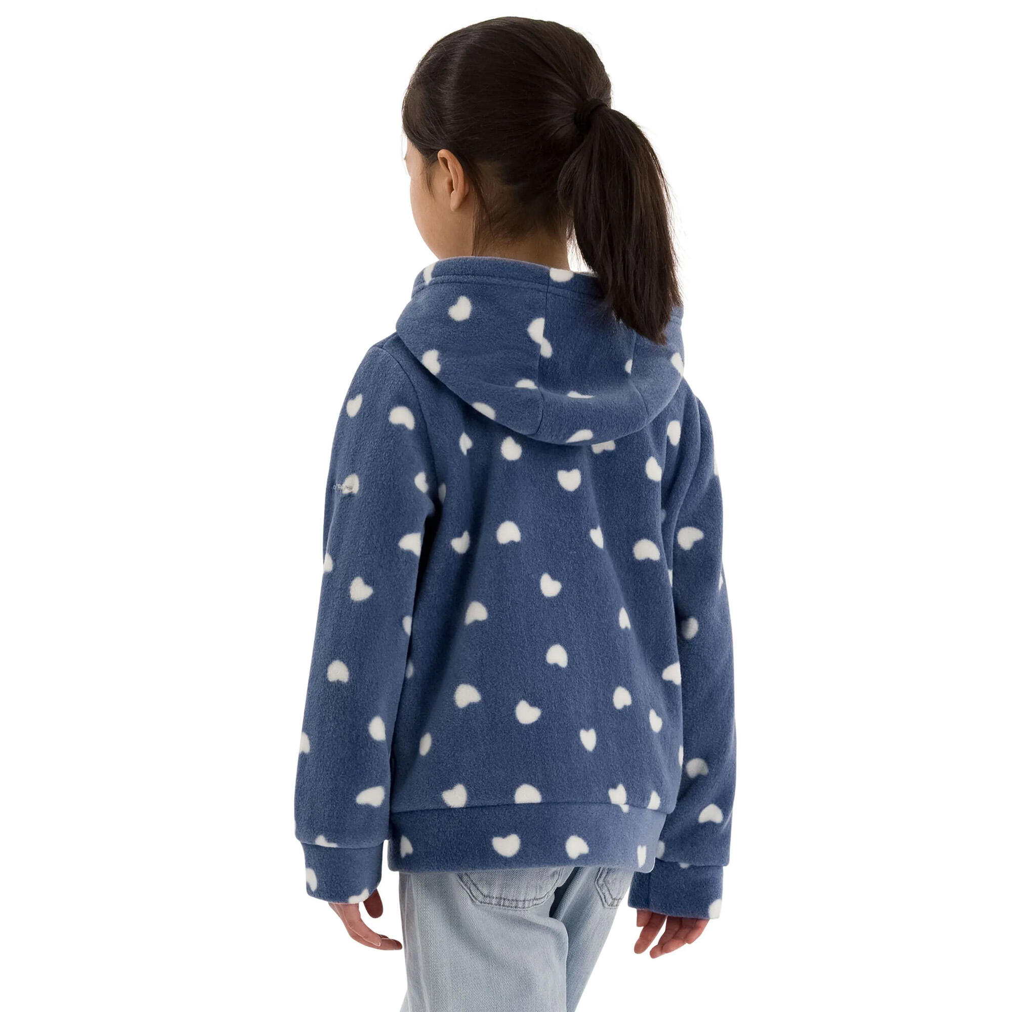 "Breigh" Fleecejacke für Mädchen Blaugrau 4/5