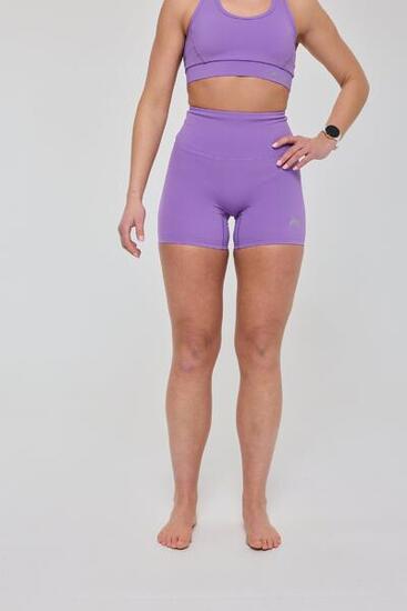 Femme Fitness Short Taille Haute Infinite Violet