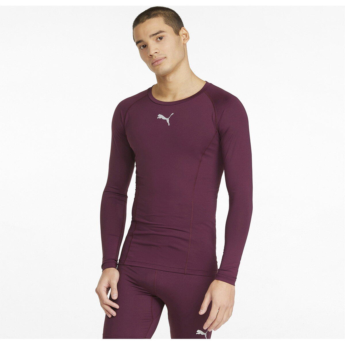 Puma Liga Baselayer Maillot Manches Longues Hommes - Bordeaux 5/5