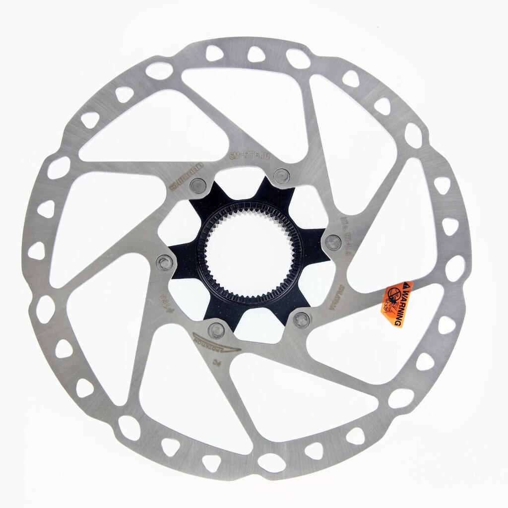 Brake disc with locking ring external spline Shimano SM-RT64 Center Lock