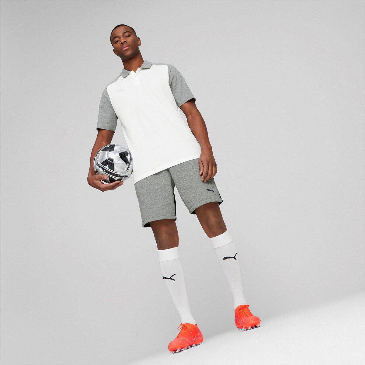 Puma Team Cup Casuals Polo Hommes - Blanc XL 5/5