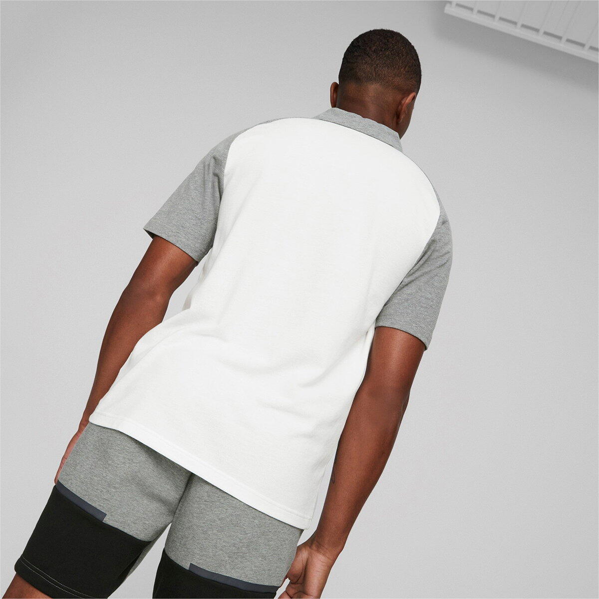 Puma Team Cup Casuals Polo Hommes - Blanc XL 4/5