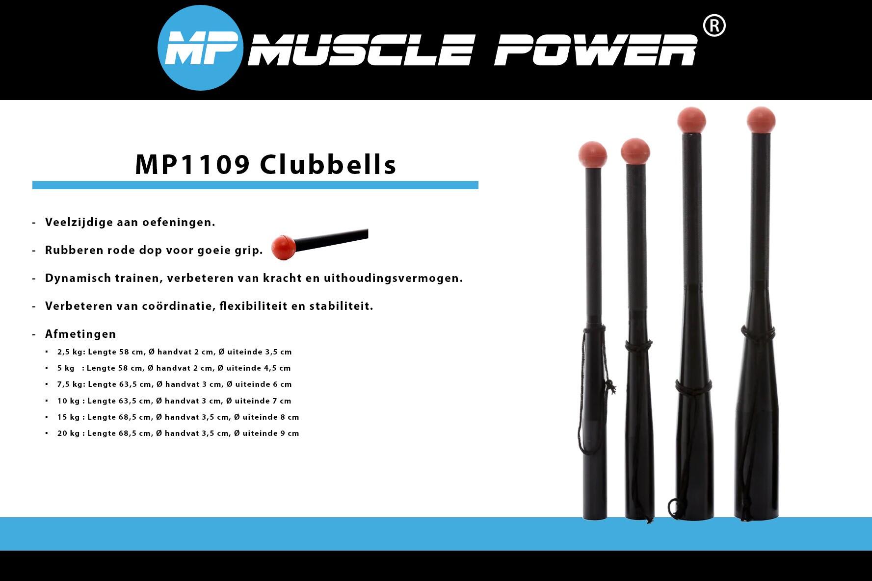 Muscle Power Clubbell 2,5 kg 2/2