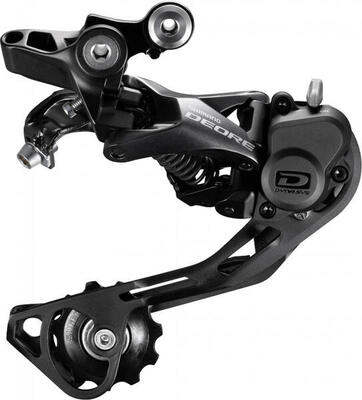 Shimano deore rd-m6000 achterderailleur 10 versnellingen zwart
