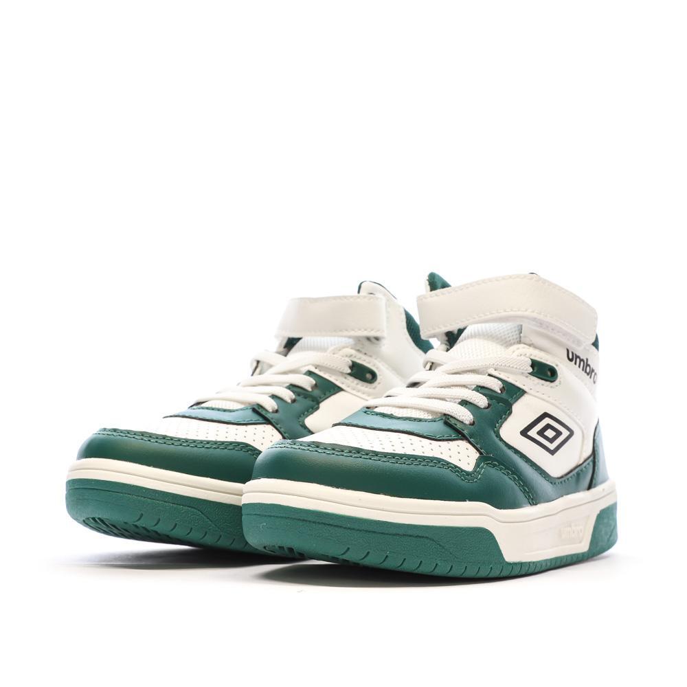 Baskets Vertes/Blanches Garçon Rouge Umbro Olly Vlc 6/7