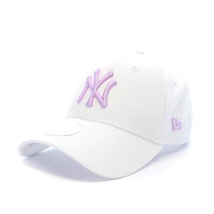 Casquette Blanche/Rose Fille New Era Wmns League