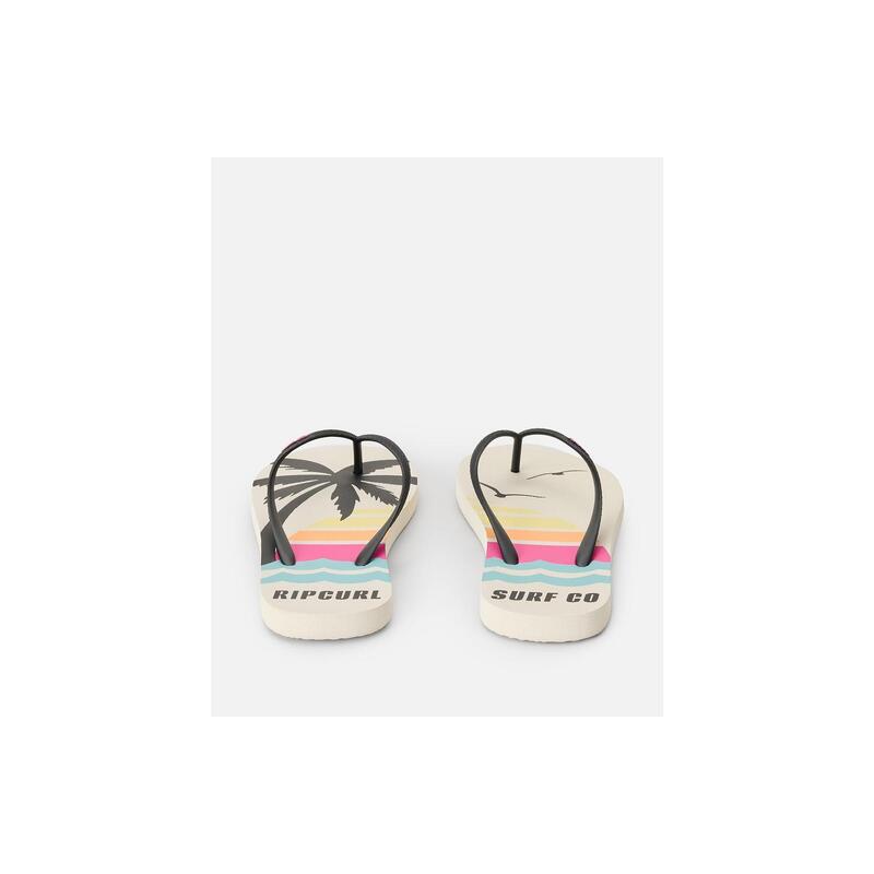 Șlapi damă Rip Curl Mixed Bloom cu vârf deschis