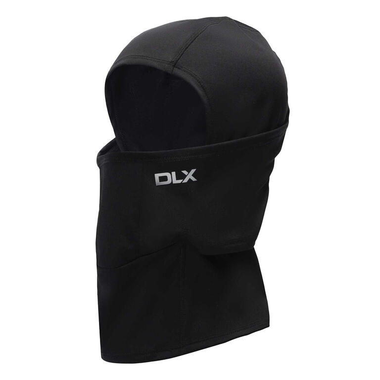 Black DLX balaclava with extended neck coverage