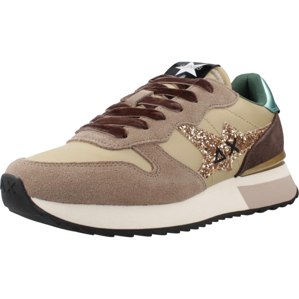 Buty SUN68 STARGIRL GLITTER LOGO Jasnobrązowy