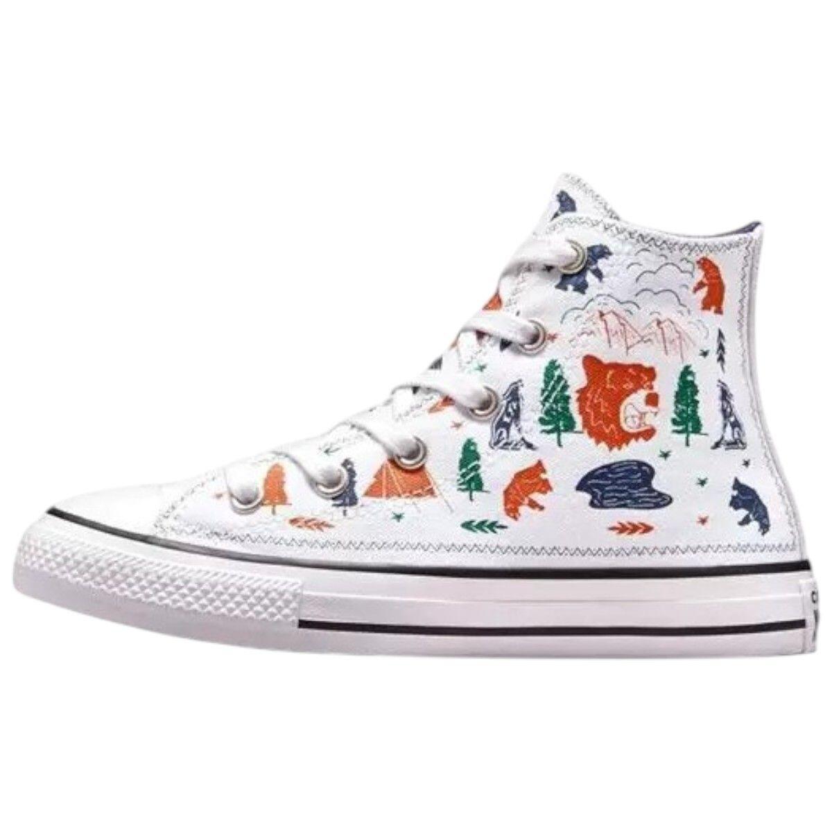 Baskets Fille Baskets Converse CTAS HI 21 Blanc Converse 3/5