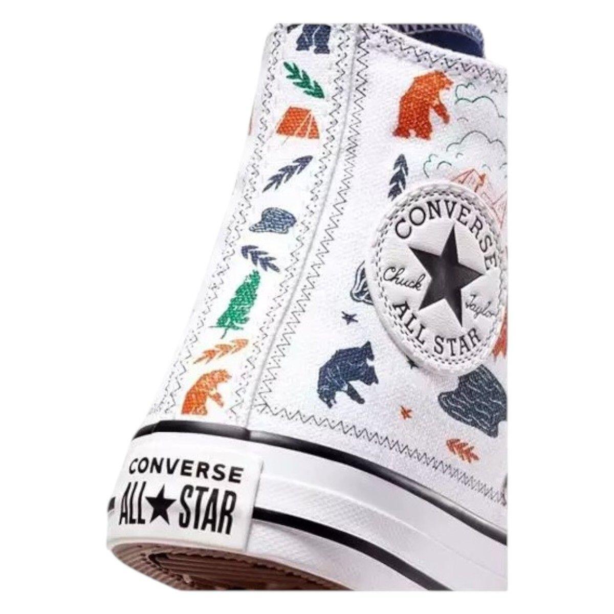 Baskets Fille Baskets Converse CTAS HI 21 Blanc Converse 5/5