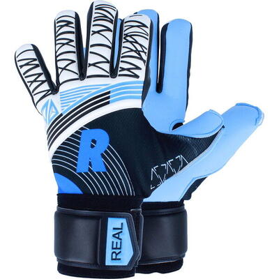 Real pro aqua keepershandschoenen kind - lichtblauw / wit, maat 7