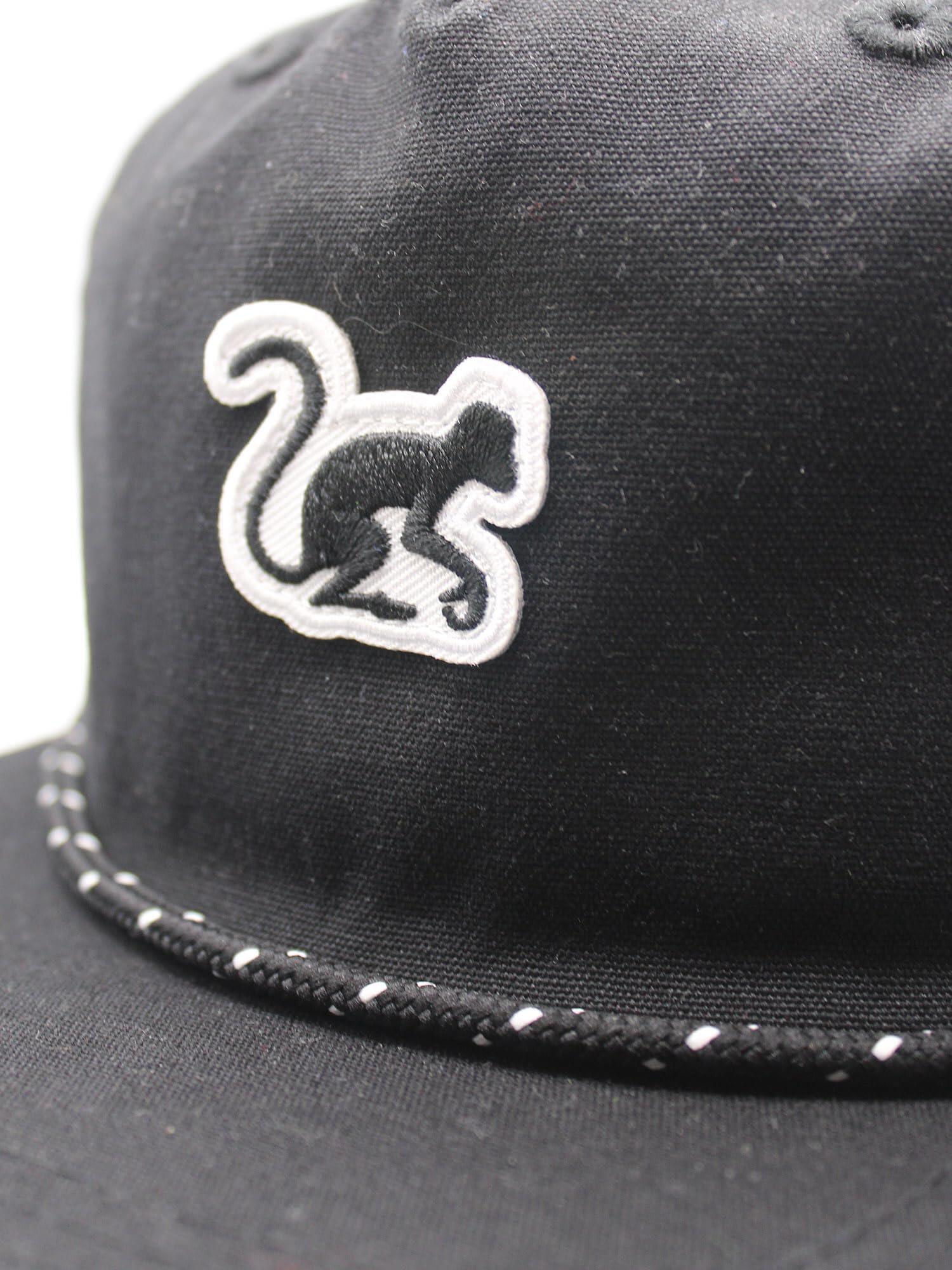 Casquette 5P - Cordon pour homme/femme - Bio - Taille unique (Noir) 3/4