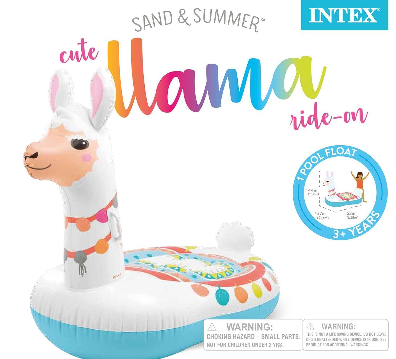Intex Cute Llama Inflatable Ride-On -  2