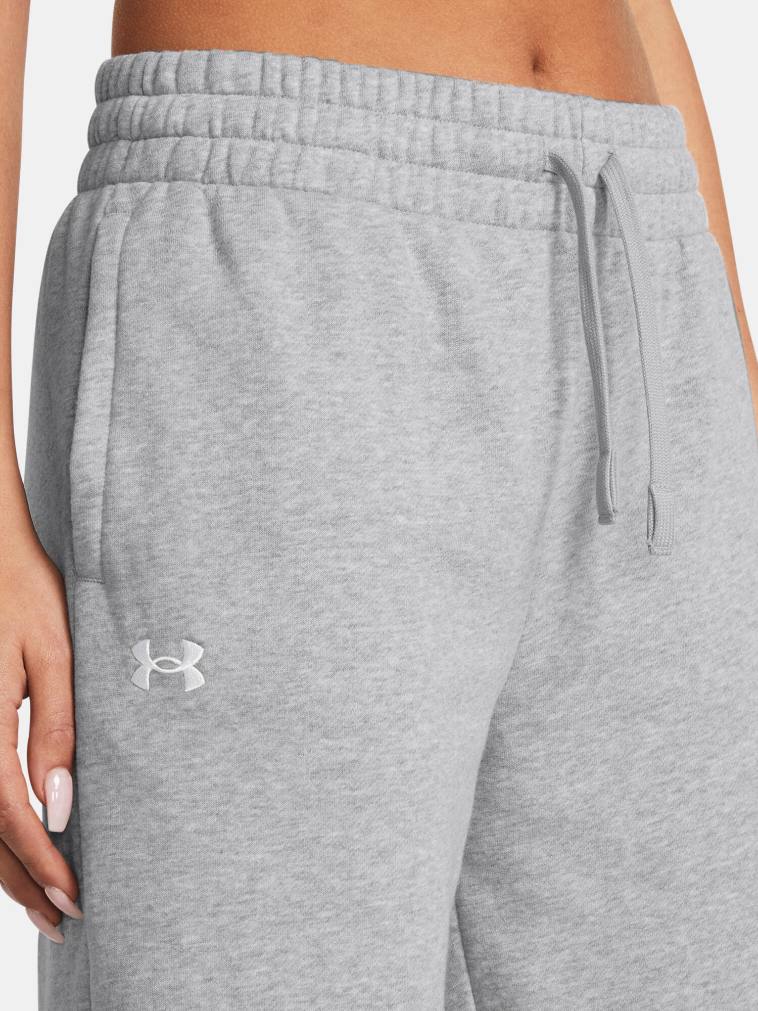 Spodnie damskie Under Armour Rival Fleece Straight 6/7