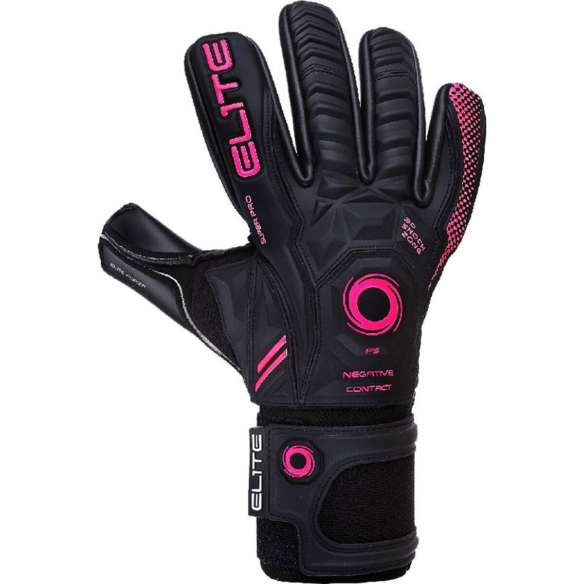 Elite Sport Forza Gants de Gardien - Noir / Rose 3/3