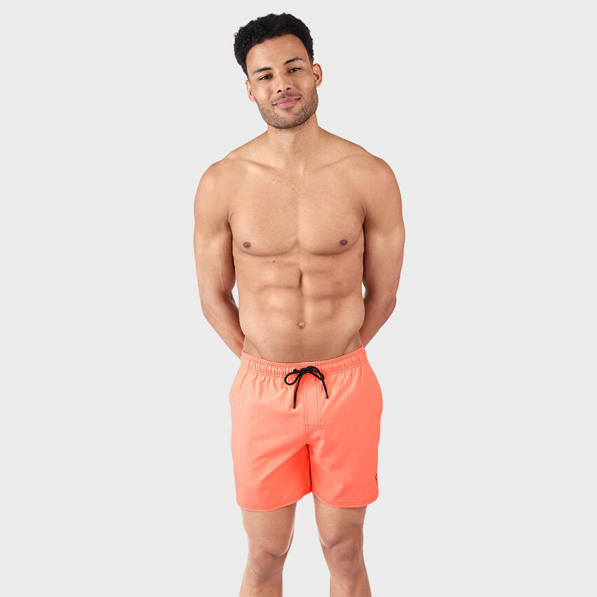 Heren Rits Zwemshort Iconic Neon Oranje 2/7