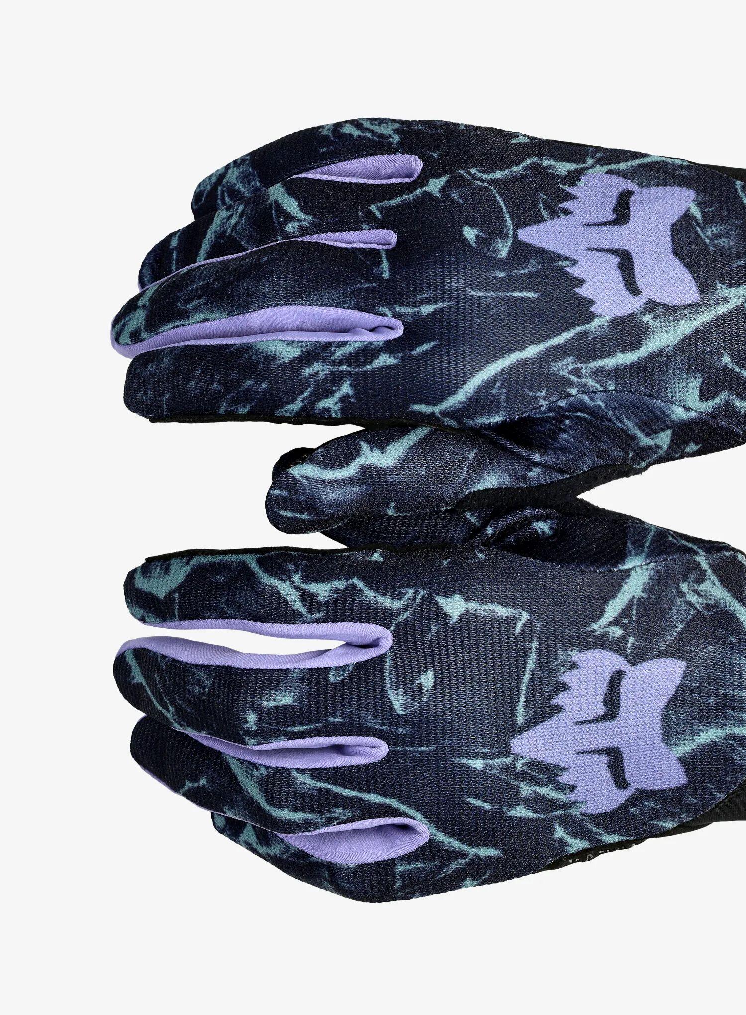 Guantes largos VYY Fox Ranger Image Print azul para mujer 7/7