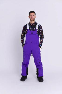 Yeh man bib pant - paars