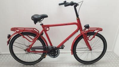 Batavus cargo gebruikt, 3 maanden garantie, 26" wielen, rood