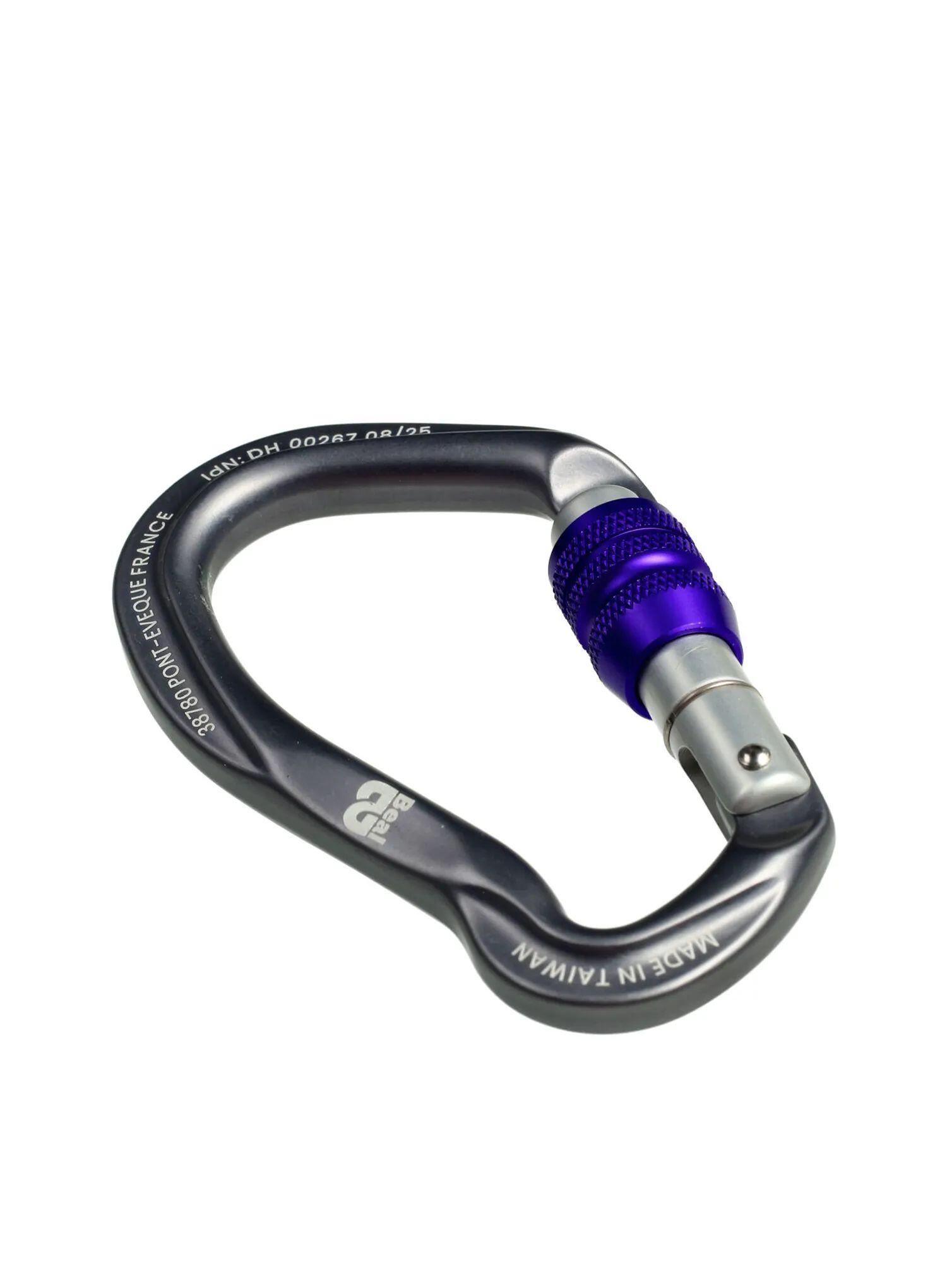 Karabinek wspinaczkowy Beal Be Link Screw - darkstone 2/4