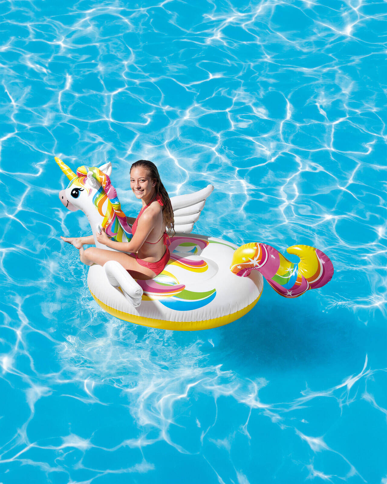 Unicorn Ride-On Inflatable Pool Float -  3