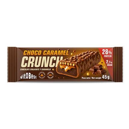 Barrita Crunch Protein Bar - 45g Chocolate con Caramelo VitoBest