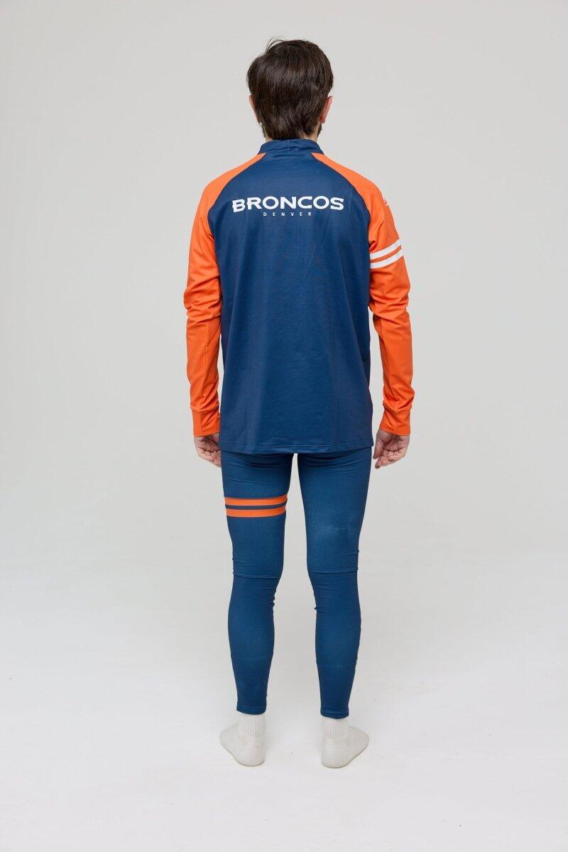 Homme Ski Sous-vêtement Haut Thermique NFL Denver Broncos 4/6