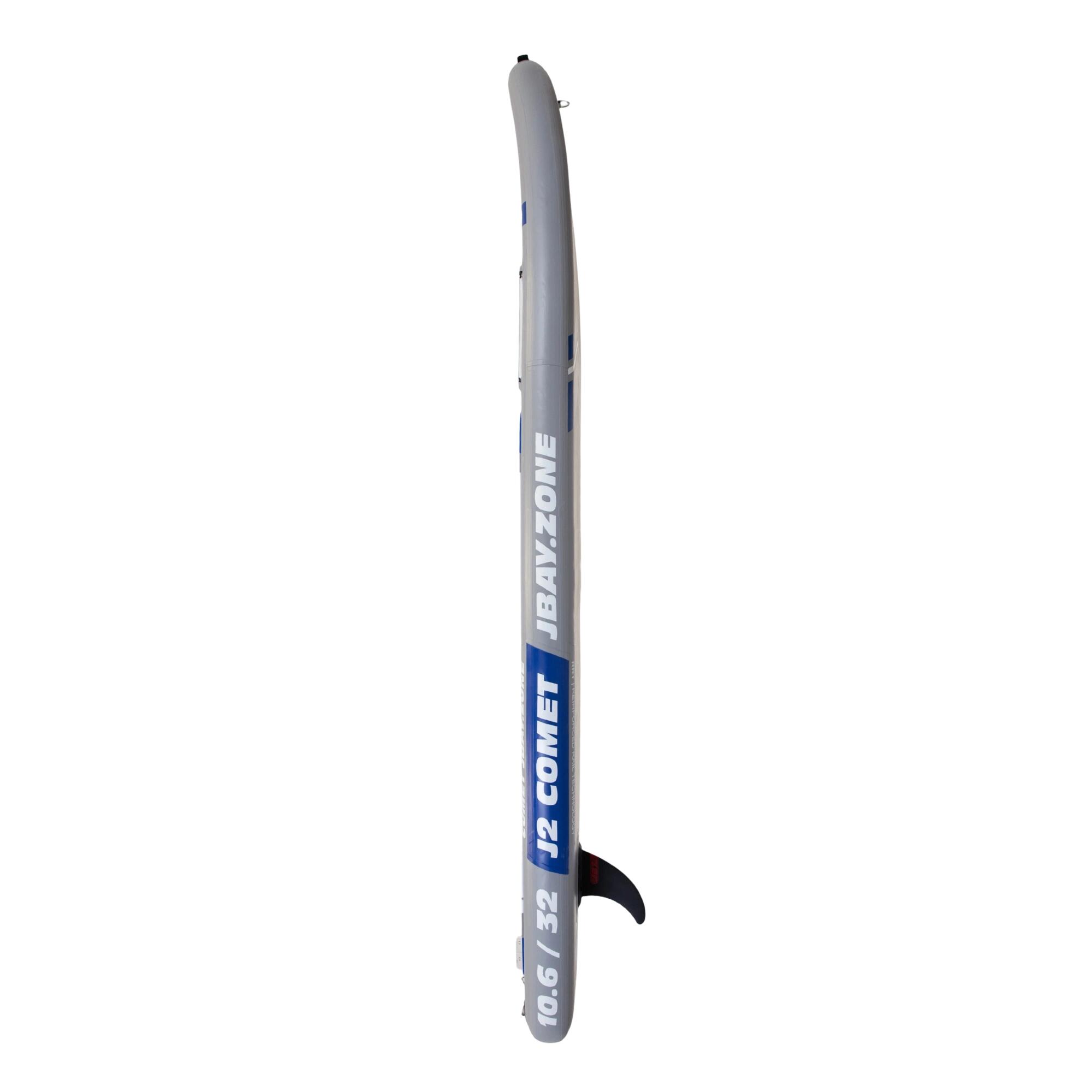 JBAY.ZONE Pack SUP Comet J2 ALLROUND gonfiabile 10.6 Grigio-Blu 5/7