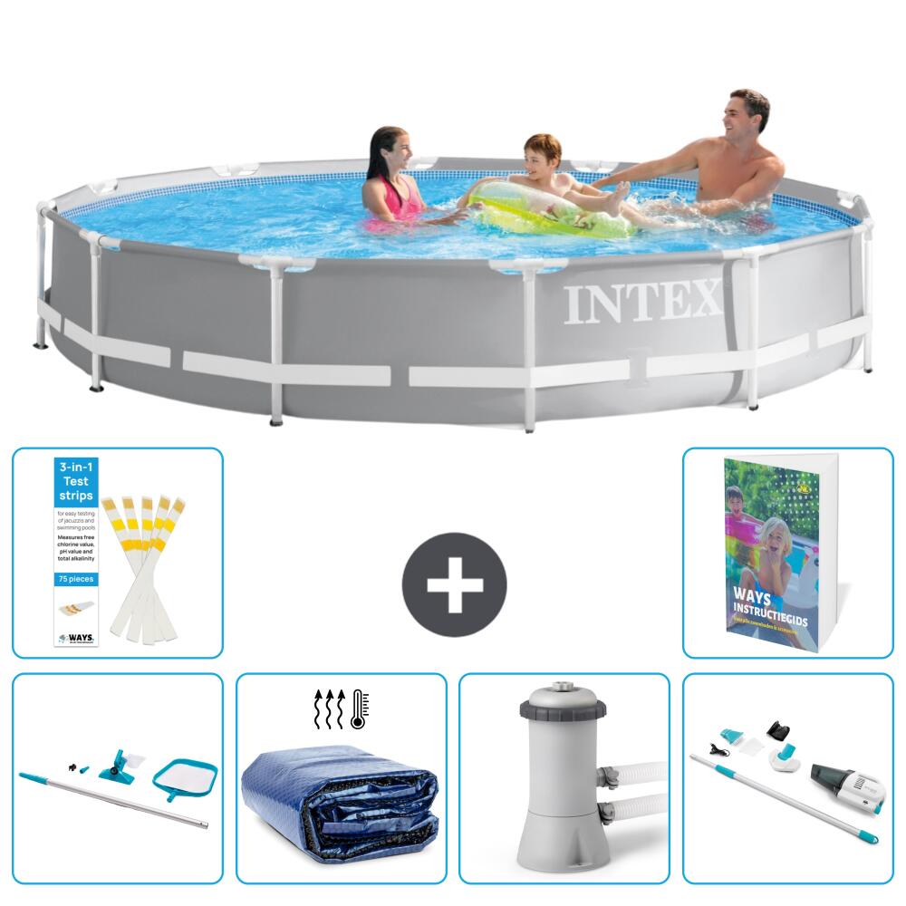 Prism Frame Pool Rund - 366x76 cm - 7-teilig  S149 1/7