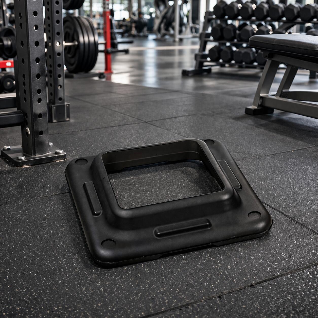 Base Step Profesional 40x40x10 cm Fitness Negro 3/3