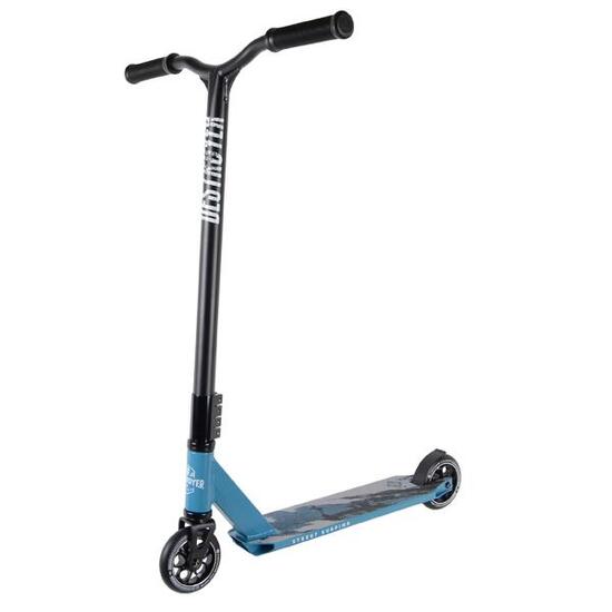 Trottinette freestyle Street Surfing DESTROYER Blue Scratch